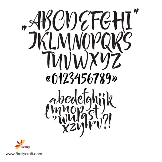Letters Calligraphy Cut Designs
