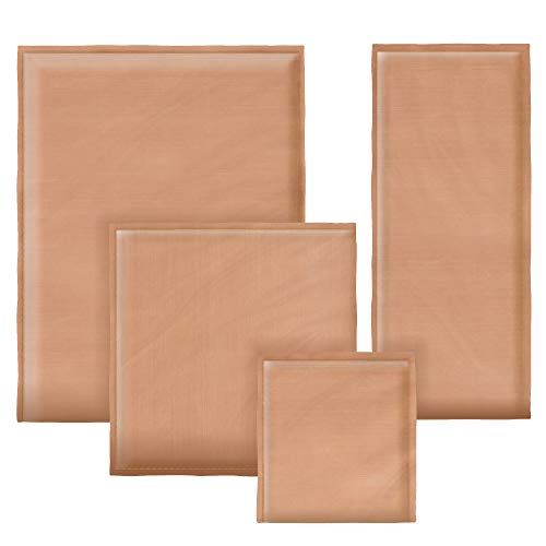Firefly Craft Heat Press Pillow Bundle of 4 | Heat Press Accessories | Heat Press Mat | Teflon Pillow for Heat Press Pack ? Includes 4 Heat Press Pillows in Sizes 15"x 12", 15"x 5", 10"x 10", 5"x 5"