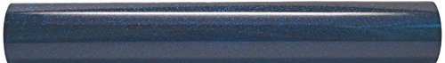 Firefly Craft Glitter Navy HTV - Heat Transfer Vinyl - Iron On Fabric Sheets for Shirt Transfers - HTV Vinyl for Cricut - Heat Press Vinyl - Single Colors or Bundle Multipack- 1 Piece (12" X 20")