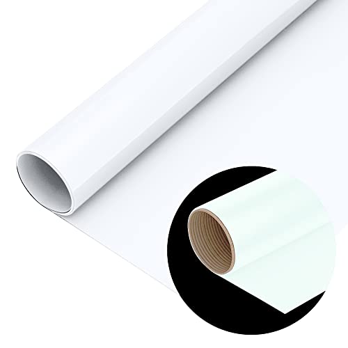 Firefly Craft Reflective Heat Transfer Vinyl (White) ? HTV Vinyl for Plotter Printer and Die-Cut Machine ? Iron On or Heat Press Vinyl for Shirts ? Craft Accessories ? (12" x 20" Sheet)