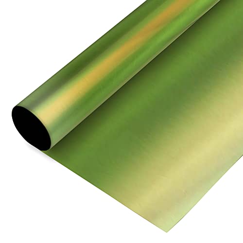 Firefly Craft Iridescent Heat Transfer Vinyl (Green Opal) ? HTV Vinyl for Plotter Printer and Die-Cut Machine ? Iron On or Heat Press Vinyl for Shirts ? Craft Accessories ? (12" x 20" Sheet)