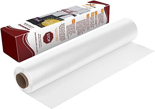 Firefly Craft Regular White, Heat Transfer Vinyl for Shirts - Iron on Vinyl for Cricut & Silhouette Heat Press Vinyl for Shirt Transfers - Iron on HTV Vinyl - 15 Pieces, 12" X 20" (25 Feet) Each