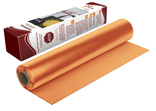 Firefly Craft Regular Peachy Orange, Heat Transfer Vinyl for Shirts - Iron on Vinyl for Cricut & Silhouette Heat Press Vinyl for Shirt Transfers - Iron on HTV Vinyl - 3 Pieces, 12" X 20" (5 Feet) Each