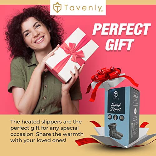 Tavenly Microwavable Slippers - Foot Warmers for Women - Slipper Boots for Women Are Warmer than Socks & Shoes - Heated Slippers for Women - Foot Warmer Booties for House, Bed & Indoor Use