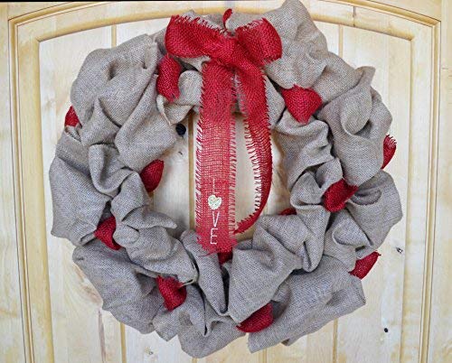 Firefly Craft Burlap Ribbon NO FRAY Fabric, 6 Inches by 20 yards