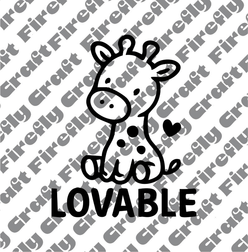 Loveable Giraffe
