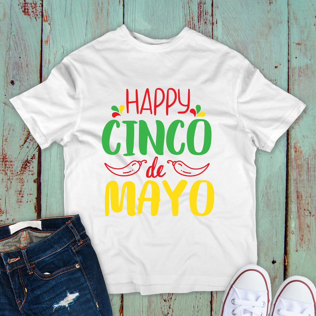 Cinco de Mayo HTV Cut Design
