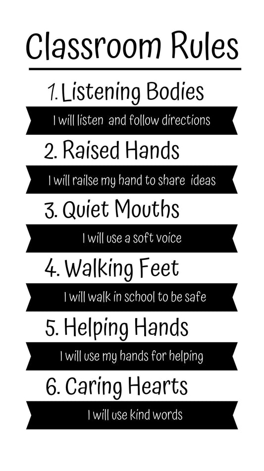 Classroom Rules