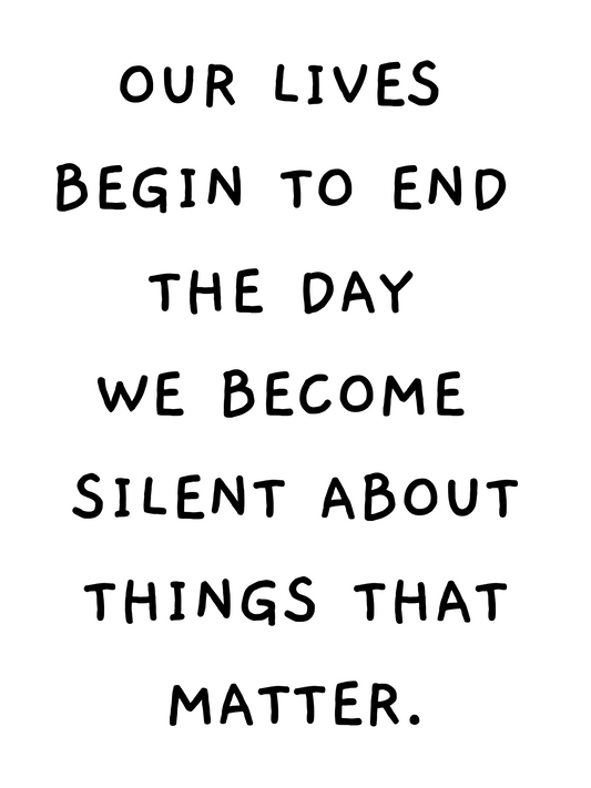 Our Lives Begin to End