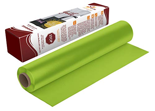 Firefly Craft Regular Lime Green, Heat Transfer Vinyl for Shirts - Iron on Vinyl for Cricut & Silhouette Heat Press Vinyl for Shirt Transfers - Iron on HTV Vinyl - 3 Pieces, 12" X 20" (5 Feet) Each