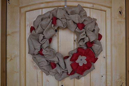Firefly Craft Burlap Ribbon NO FRAY Fabric, 6 Inches by 20 yards
