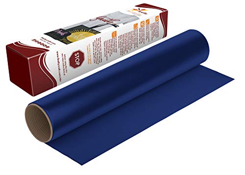 Firefly Craft Heat Transfer Vinyl Sheets - Royal Blue HTV - Iron On Vinyl for Cricut, HTV Vinyl Sheets, Vinyl Iron On, Easy Cut & Weed, Compatible with Cricut & Silhouette Cameo - 1 Sheet 12" x 20"