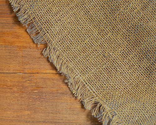 Firefly Craft Fringe Burlap Placemats 14" by 19", Set of 8